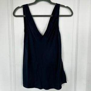 Jcrew new without tags silk navy top